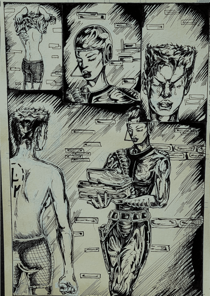 raw comics - purple sky